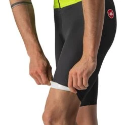 Castelli Personal Record Speed Suit Rosso Corsa Short Sleeve Trisuit Lime Green -Flow Stroke Sales ca 8620091 383 005