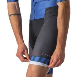 Castelli Personal Record Speed Suit Rosso Corsa Short Sleeve Trisuit Blue Lime Green -Flow Stroke Sales ca 8620092 417 004