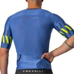 Castelli Free Speed 2 Race Top Rosso Corsa Short Sleeve Jersey Blue Lime Green 8 Castelli Free Speed 2 Race Top Rosso Corsa Short Sleeve Jersey Blue Lime Green -Flow Stroke Sales ca 8620093 417 003