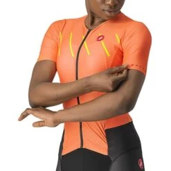 Castelli Free Sanremo 2 Rosso Corsa Short Sleeve Trisuit Red Coral Black Women 8 Castelli Free Sanremo 2 Rosso Corsa Short Sleeve Trisuit Red Coral Black Women -Flow Stroke Sales ca 8620096 583 003