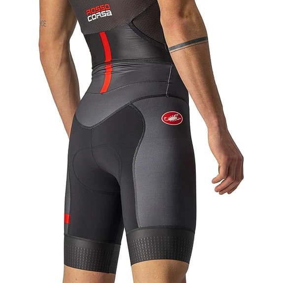 Castelli Free Sanremo 2 Rosso Corsa Sleeveless Trisuit Black 6 Castelli Free Sanremo 2 Rosso Corsa Sleeveless Trisuit Black - Image 6