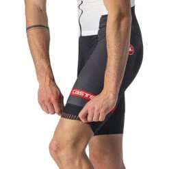 Castelli Free Sanremo 2 Rosso Corsa Sleeveless Trisuit White Black -Flow Stroke Sales ca 8622090 101 003