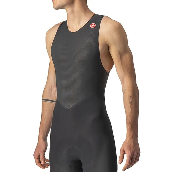 Castelli Elite Rosso Corsa Sleeveless Trisuit Black 4 Castelli Elite Rosso Corsa Sleeveless Trisuit Black - Image 4