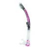 Cressi Alpha Ultra Dry Snorkel White Pink Black