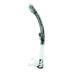 Cressi Alpha Ultra Dry Snorkel Grey White Black