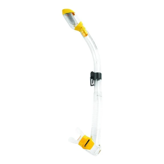Cressi Dry Snorkel Yellow 1 Cressi Dry Snorkel Yellow