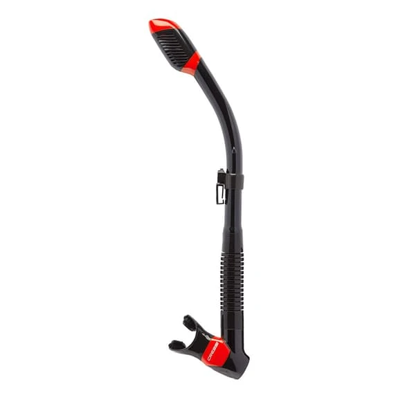 Cressi Dry Snorkel Black Red 1 Cressi Dry Snorkel Black Red