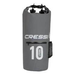 Cressi Dry PVC Cremallera 10L Bag Grey