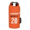 Cressi Dry PVC Cremallera 20L Bag Orange