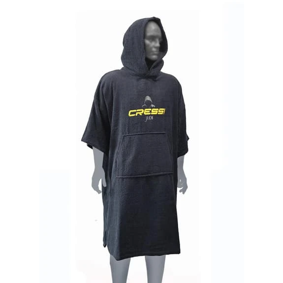 Cressi Jedi Bathrobe Black 1 Cressi Jedi Bathrobe Black
