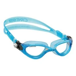 Cressi Flash Swimming Goggles Light Blue With Clear Lenses