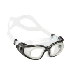 Cressi Galileo Glass Swimming Goggles White Black With Clear Lenses