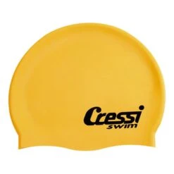 Cressi Silicone Swimming Cap Orange Kids