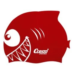 Cressi Shark Swimming Cap Red Kids