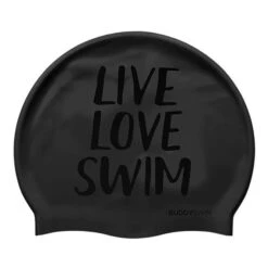 BuddySwim LLS Silicone Cap Black