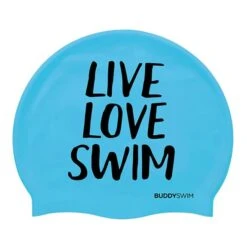 BuddySwim LLS Silicone Cap Blue