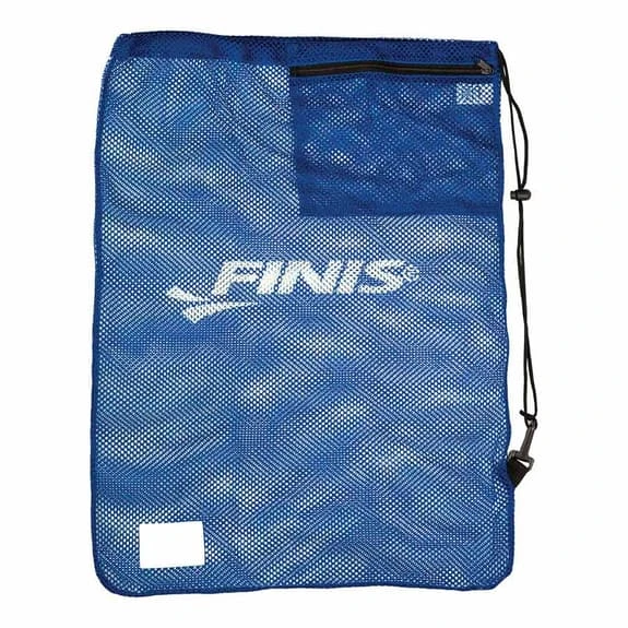 Finis Mesh Gear Bag Blue 1 Finis Mesh Gear Bag Blue