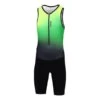 Finisseur Pro Gradient Sleeveless Trisuit Black Green Yellow