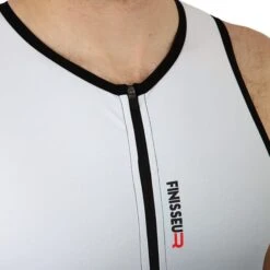 Finisseur Pro Gradient Sleeveless Trisuit Black White -Flow Stroke Sales fns t301ss2002 02 105