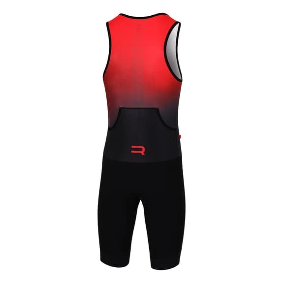 Finisseur Pro Gradient Sleeveless Trisuit Black Red 2 Finisseur Pro Gradient Sleeveless Trisuit Black Red - Image 2