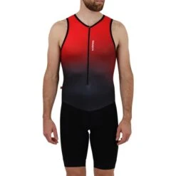 Finisseur Pro Gradient Sleeveless Trisuit Black Red 8 Finisseur Pro Gradient Sleeveless Trisuit Black Red -Flow Stroke Sales fns t301ss2002 04 100