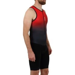 Finisseur Pro Gradient Sleeveless Trisuit Black Red 9 Finisseur Pro Gradient Sleeveless Trisuit Black Red -Flow Stroke Sales fns t301ss2002 04 102