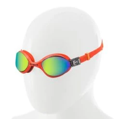 Orca Killa 180º Swimming Goggles Orange With Mirrored Lens