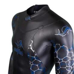 Sailfish One 7 Wetsuit Black Blue -Flow Stroke Sales il 4055083007510 c 004