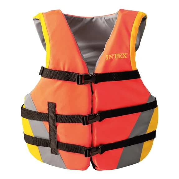 Intex Life Jacket Yellow Orange 1 Intex Life Jacket Yellow Orange