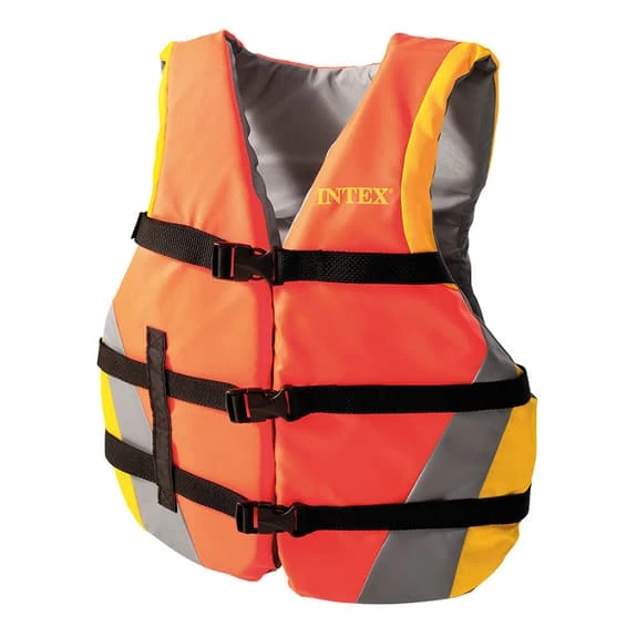 Intex Life Jacket Yellow Orange 2 Intex Life Jacket Yellow Orange - Image 2