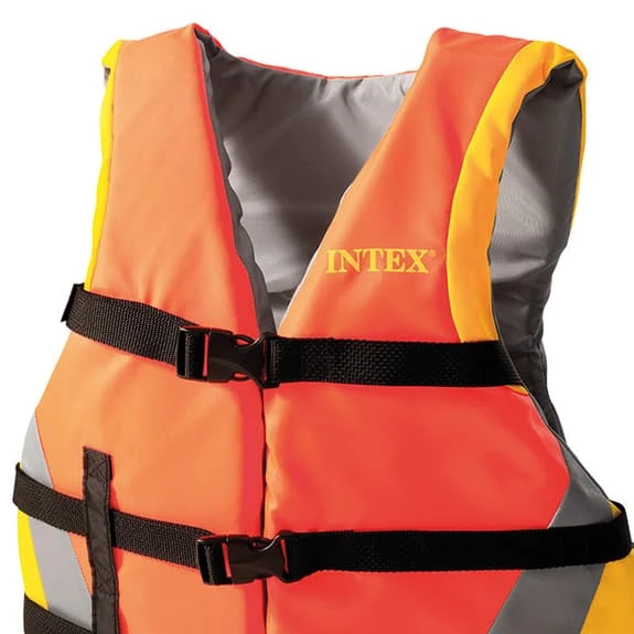Intex Life Jacket Yellow Orange 3 Intex Life Jacket Yellow Orange - Image 3