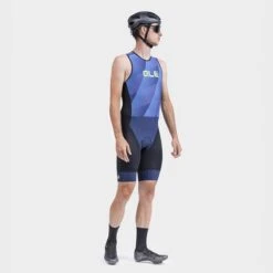 ALE Alé Square Sleeveless Trisuit Navy Blue 8 ALE Alé Square Sleeveless Trisuit Navy Blue -Flow Stroke Sales l22205402 3