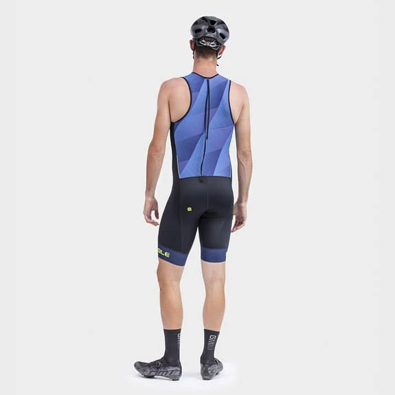 ALE Alé Square Sleeveless Trisuit Navy Blue 4 ALE Alé Square Sleeveless Trisuit Navy Blue - Image 4