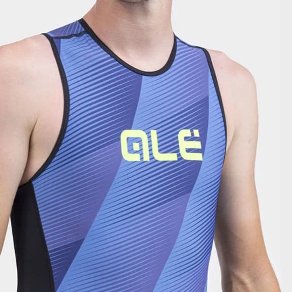 ALE Alé Square Sleeveless Trisuit Navy Blue 5 ALE Alé Square Sleeveless Trisuit Navy Blue - Image 5