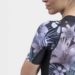 ALE Alé Sartana Short Sleeve Trisuit Black Green Grey Women -Flow Stroke Sales l22206462 9