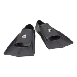 Leisis Fins Short Silicone Black (47/48)
