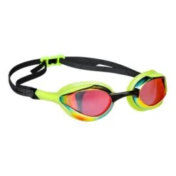 Mad Wave Alien Rainbow Swimming Goggles Black Green