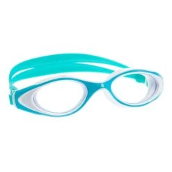 Mad Wave Flame Swimming Goggles Turquoise White