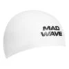 Mad Wave D-Cap Fina Approved Swim Cap White