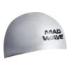 Mad Wave D-Cap Fina Approved Swim Cap Silver