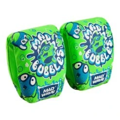 Mad Wave Foam Armbands Green Blue