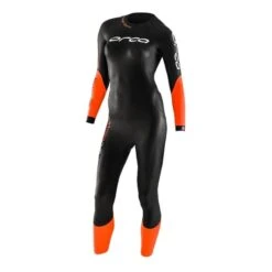 Orca Openwater SW Neoprene Wetsuit Black Orange Women