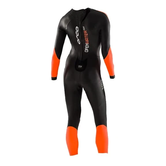 Orca Openwater SW Neoprene Wetsuit Black Orange Women 2 Orca Openwater SW Neoprene Wetsuit Black Orange Women - Image 2