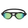 ORCA Killa 180 Swimming Goggles Black With Green Mirrored Lenses