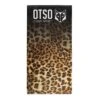 Otso Leopard Skin Towel Black Brown