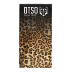 Otso Leopard Skin Towel Black Brown