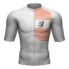 Compressport Triathlon Postural Short Sleeve T-Shirt White Orange