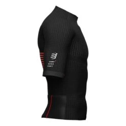 Compressport Triathlon Postural Short Sleeve T-shirt Black Red -Flow Stroke Sales po am00124b 990 003