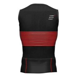 Compressport Triathlon Postural Sleeveless T-shirt Black Red -Flow Stroke Sales po am00125b 990 005