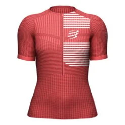 Compressport Triathlon Postural Short Sleeve T-Shirt Pink Women